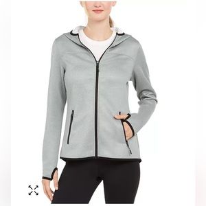 32 DEGREES Full-Zip Hoodie Long Sleeve with Thumb Holes